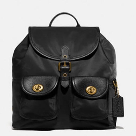 COACH Black Nylon Cargo Backpack - NWT main image 7